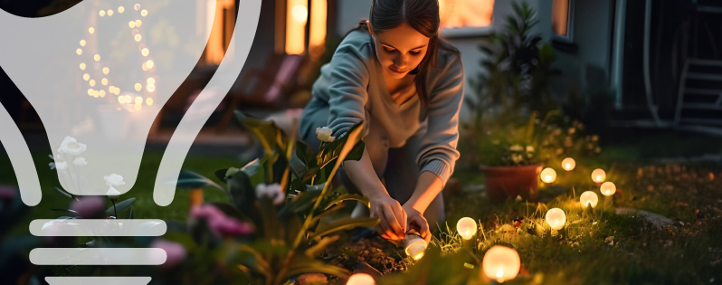 come illuminare il giardino risparmiando