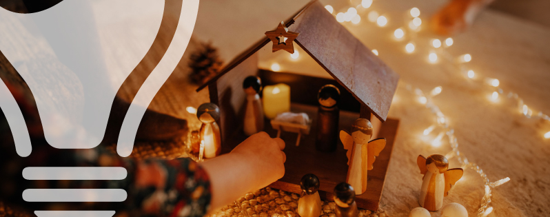 Come illuminare il presepe con le luci a Led