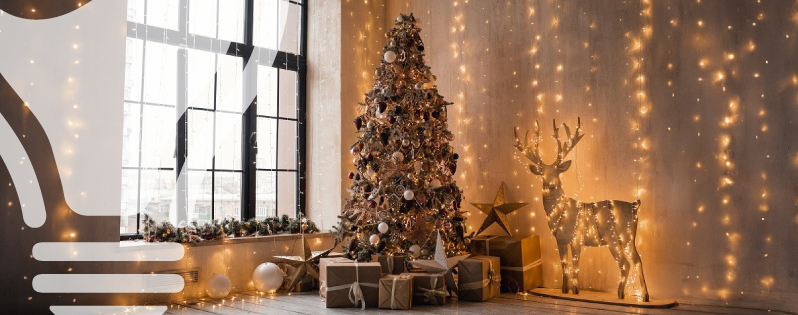 Come creare forme e scritte natalizie con le luci di Natale