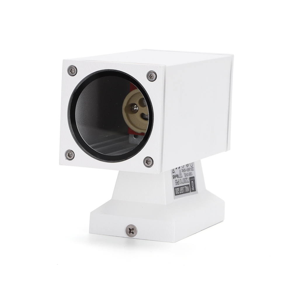 Applique da parete Masaccio Bianco IP65 1 x GU10 Aigostar - Foto 1