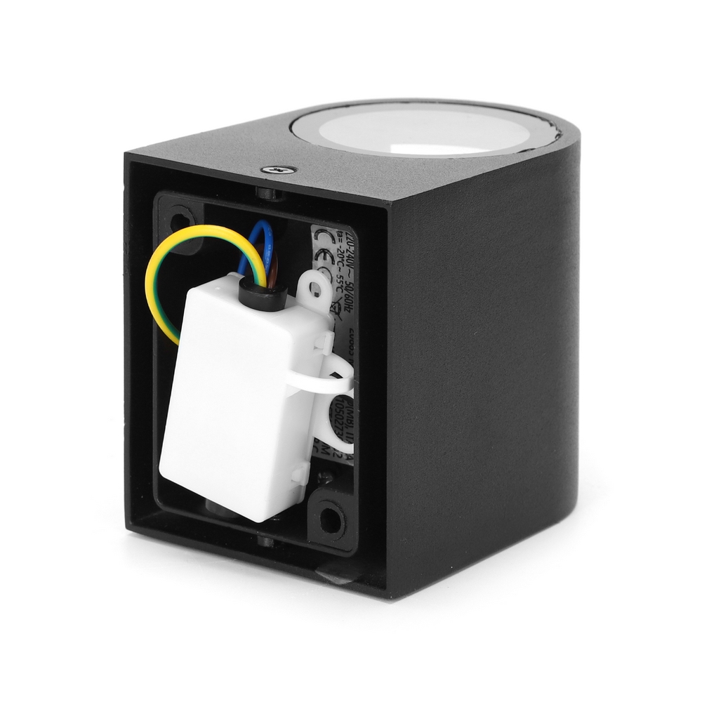 Applique da parete Memling Nero IP54 1 x GU10 Aigostar - Foto 2