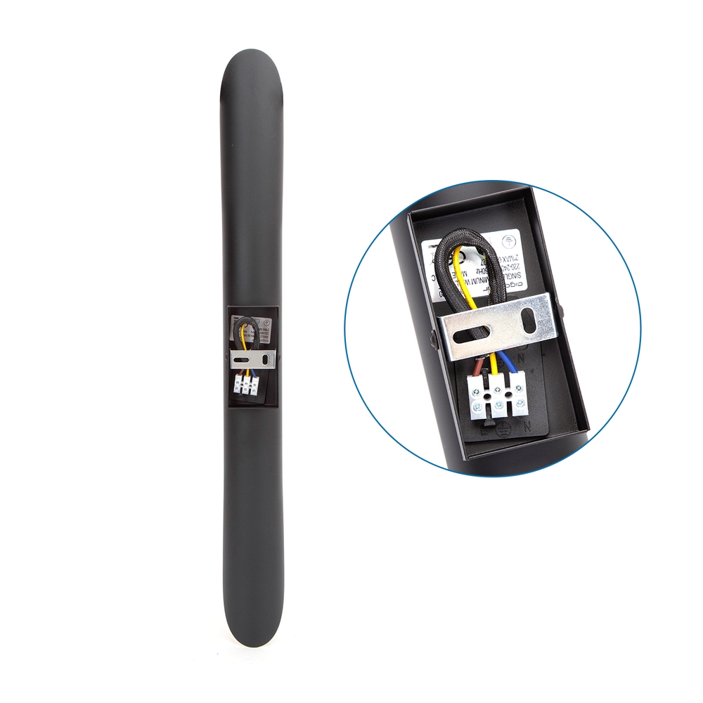 Applique da parete Pipe Nero 2 x E27 Aigostar - Foto 1
