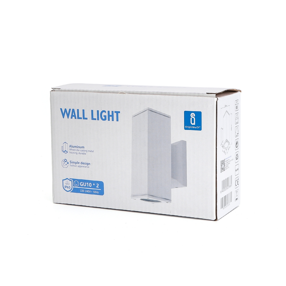 Applique da parete Vasari Bianco IP65 2 x GU10 Aigostar - Foto 5