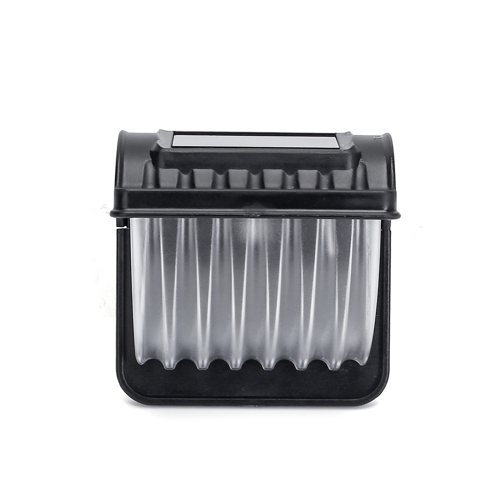 Applique Led 0,12W Nero con pannello solare IP44 Bianco freddo 6500K con sensore crepuscolare Aigostar - Foto 1