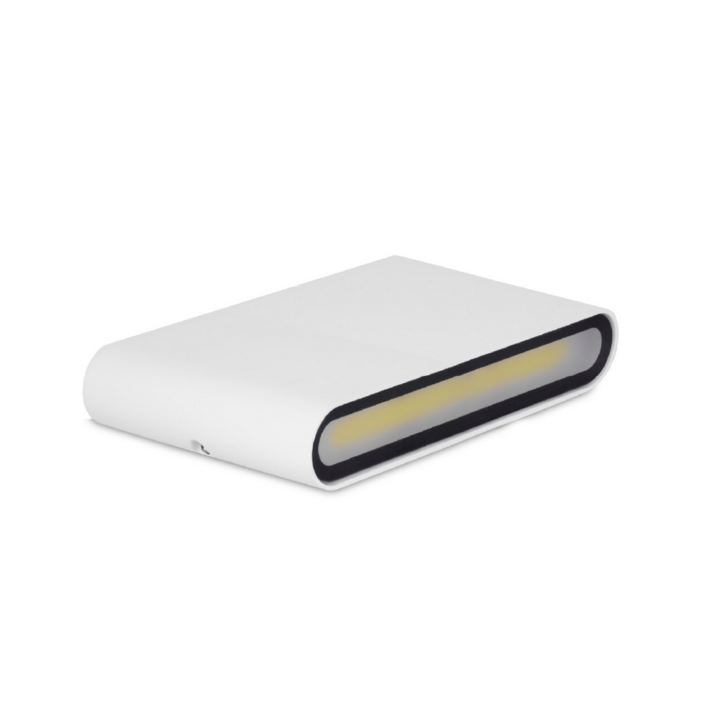 Applique Led da parete 10W Doppia emissione Bianco IP65 Bianco freddo 6000K Wisdom - Foto 1
