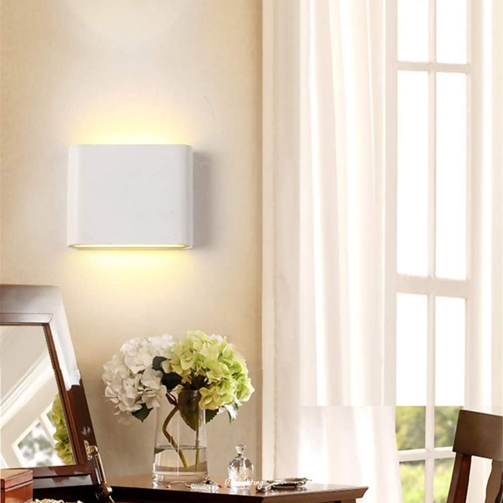 Applique Led da parete 10W Doppia emissione Bianco IP65 Bianco neutro 4000K Wisdom - Foto 2