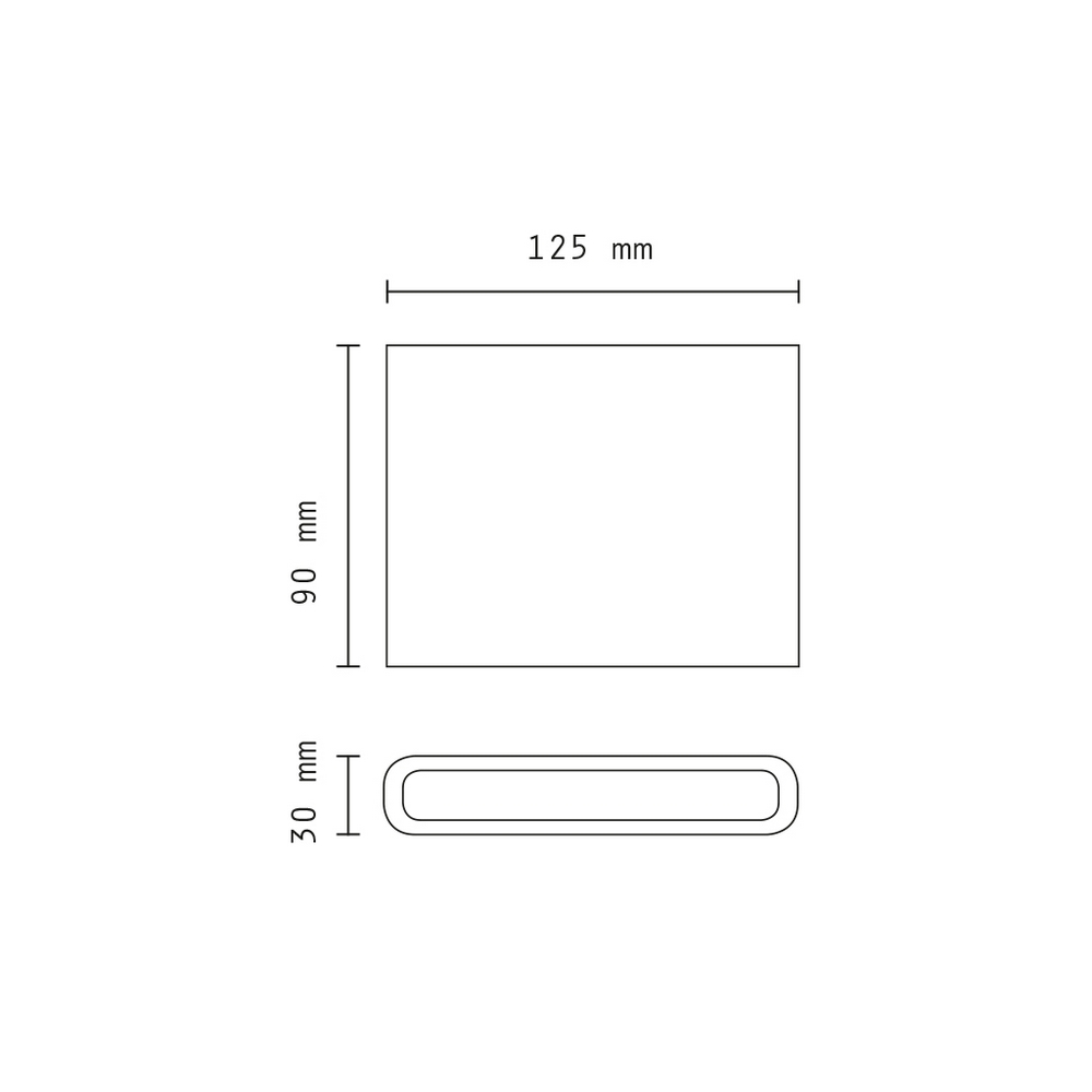 Applique Led da parete 10W Doppia emissione Bianco IP65 Bianco neutro 4000K Wisdom - Foto 3