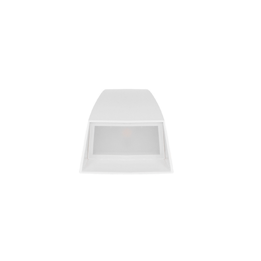 Applique Led da parete Trapezio 6W Doppia emissione Bianco IP65 Bianco neutro 4000K Wisdom - Foto 1