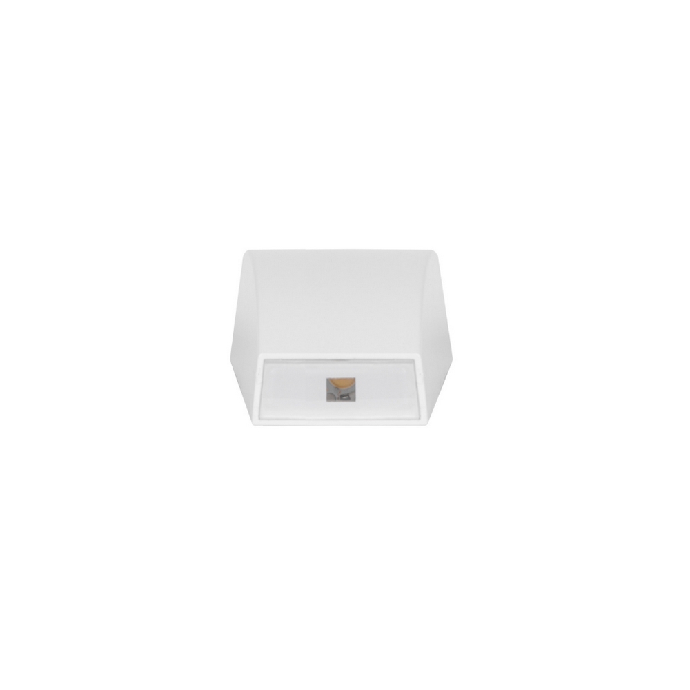 Applique Led da parete Trapezio 6W Doppia emissione Bianco IP65 Bianco neutro 4000K Wisdom - Foto 2
