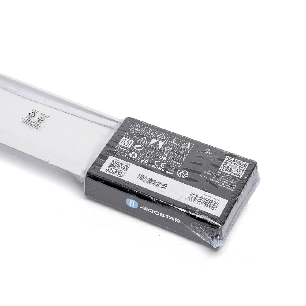 Barra Led 20W da 60cm Bianco caldo 3000K Aigostar - Foto 3