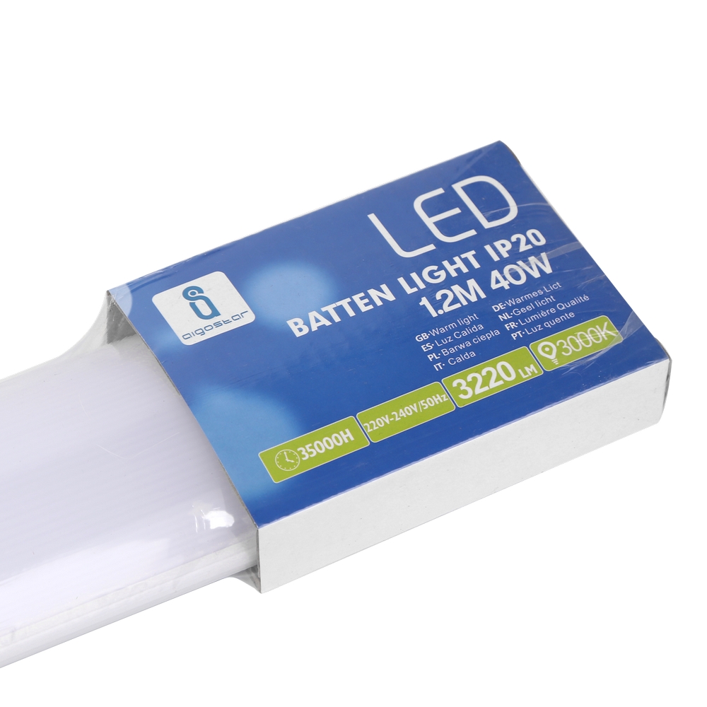 Barra Led 40W da 120cm Bianco caldo 3000K Aigostar - Foto 3