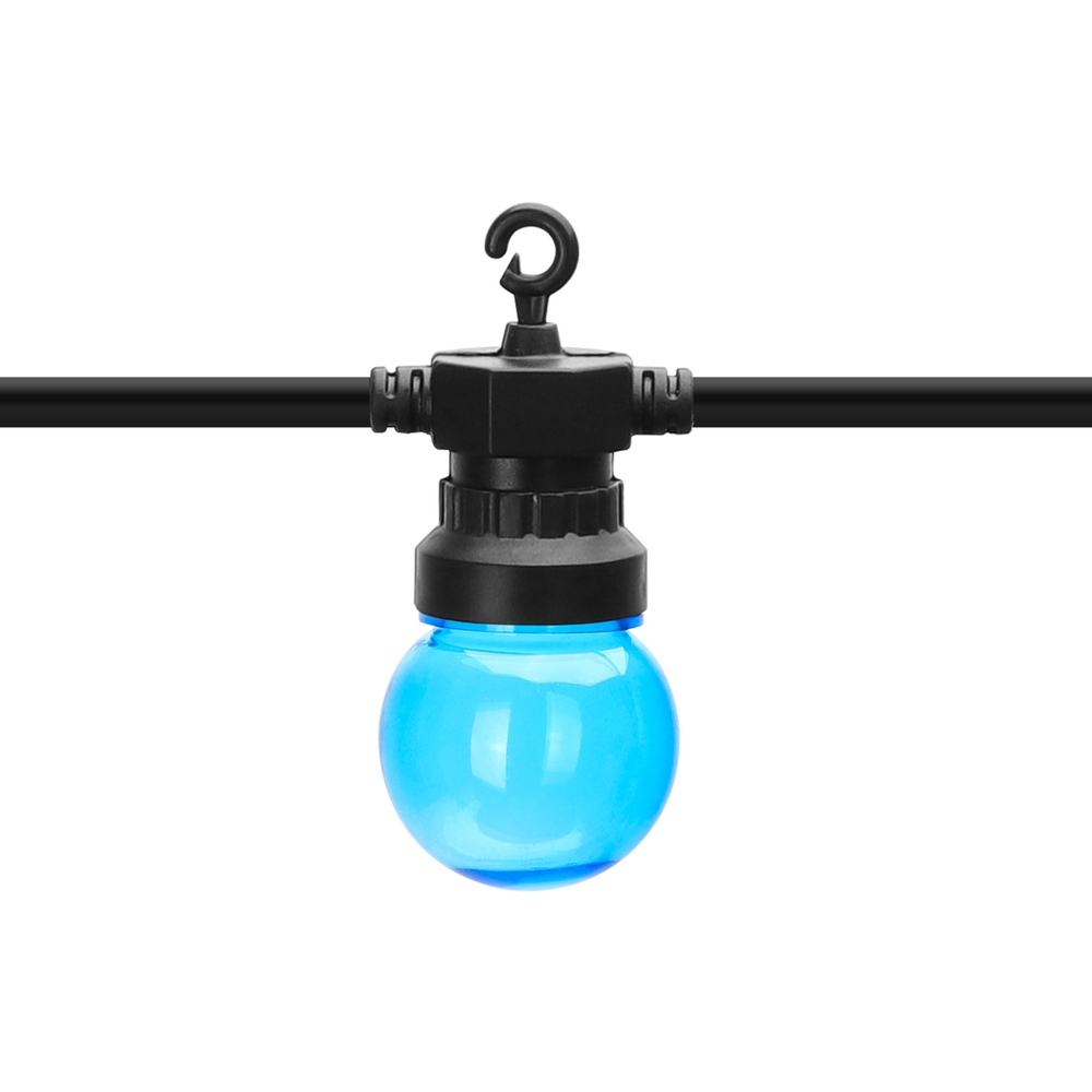 Catena luminosa a Led decorativa 8 metri 10 sfere trasparenti Multicolore a luce fissa Aigostar - Foto 1