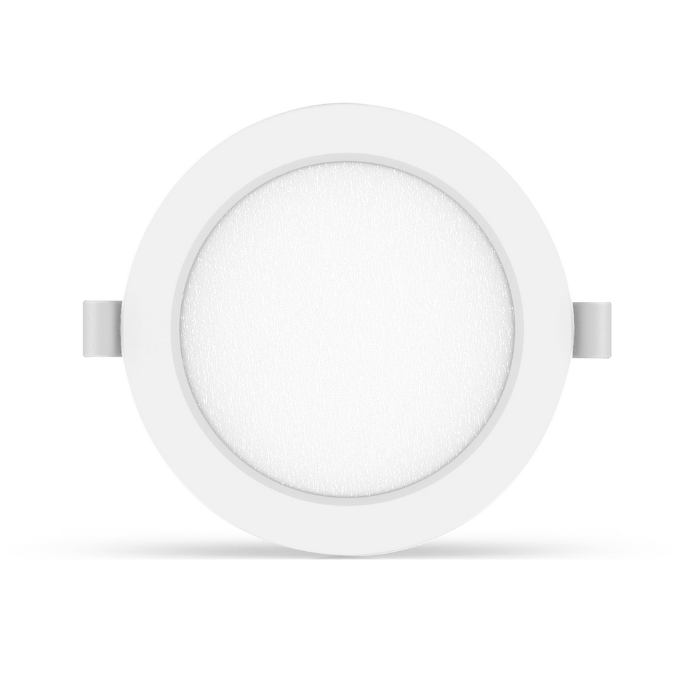 Foto principale Faretto Led slim da incasso 12W Rotondo Cornice bianca Apertura 100 gradi Bianco caldo 3000K Aigostar