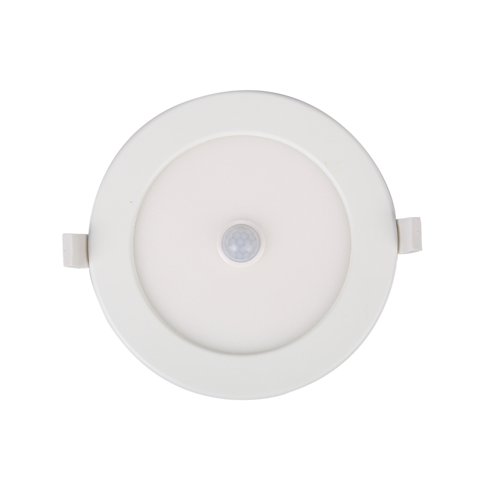 Foto principale Faretto Led slim da incasso 12W Rotondo Cornice bianca Apertura 120 gradi Bianco freddo 6000K con sensore di movimento Aigostar