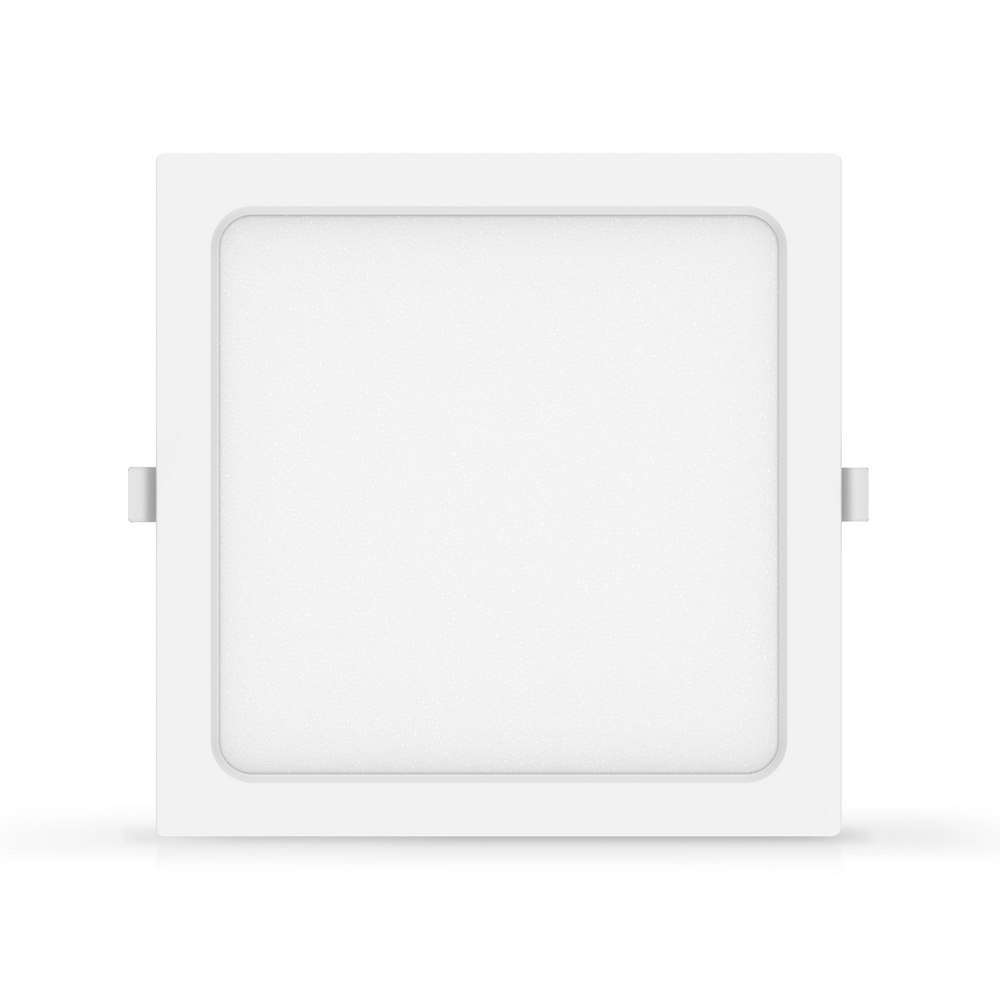 Foto principale Faretto Led slim da incasso 20W Quadrato Cornice bianca Apertura 100 gradi Bianco neutro 4500K Aigostar