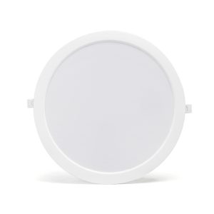 Foto principale Faretto Led slim da incasso 24W Rotondo Cornice bianca Apertura 100 gradi Bianco caldo 3000K Aigostar