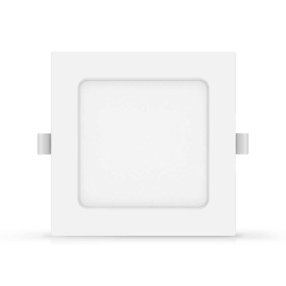 Foto principale Faretto Led slim da incasso 9W Quadrato Cornice bianca Apertura 100 gradi Bianco caldo 3000K Aigostar