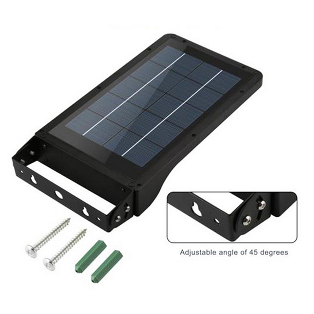 Faro Led 20W Nero con pannello solare IP65 Bianco freddo 6400K Dimmerabile con telecomando e con sensore crepuscolare e di movimento LedLedITALIA - Foto 4