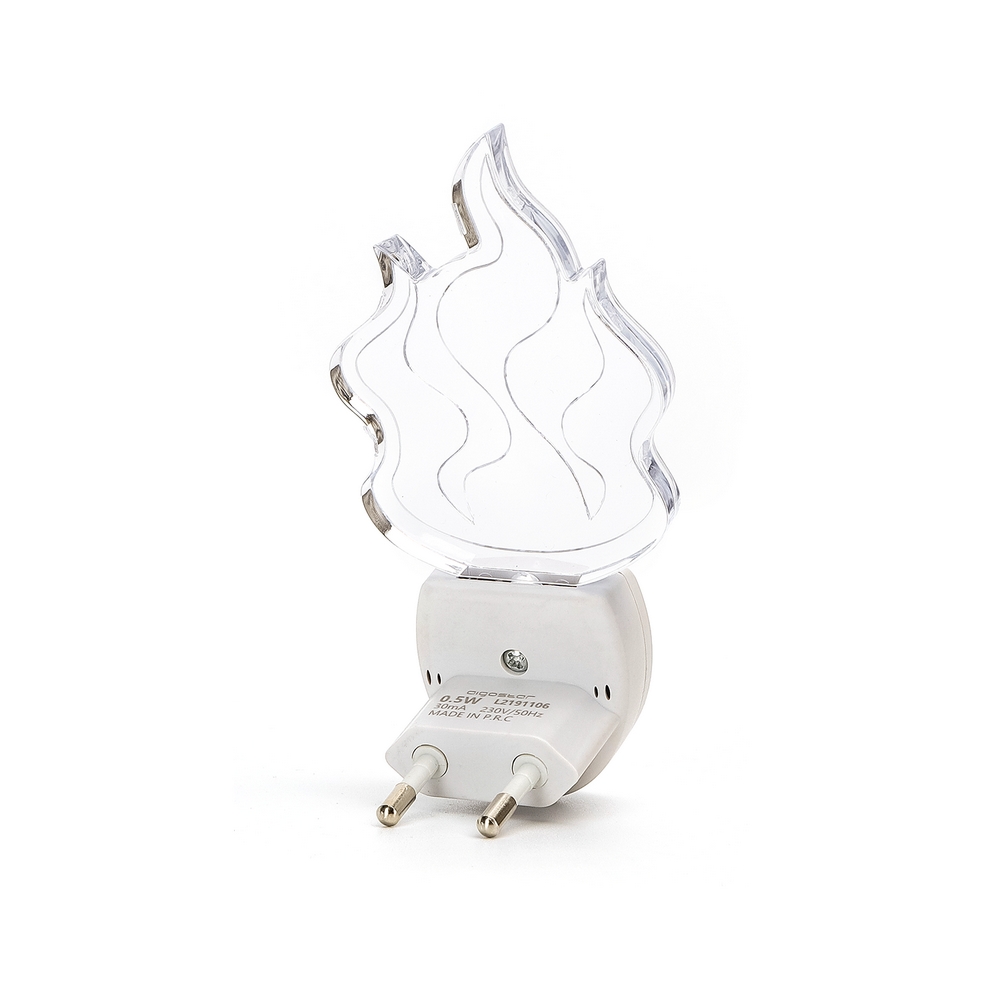 Lampada da notte a Led Flame da presa 0,5W RGB con sensore Aigostar - Foto 1