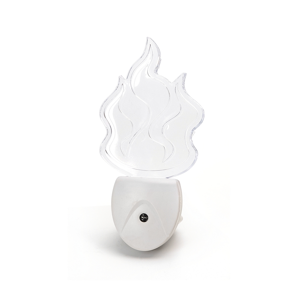 Foto principale Lampada da notte a Led Flame da presa 0,5W RGB con sensore Aigostar