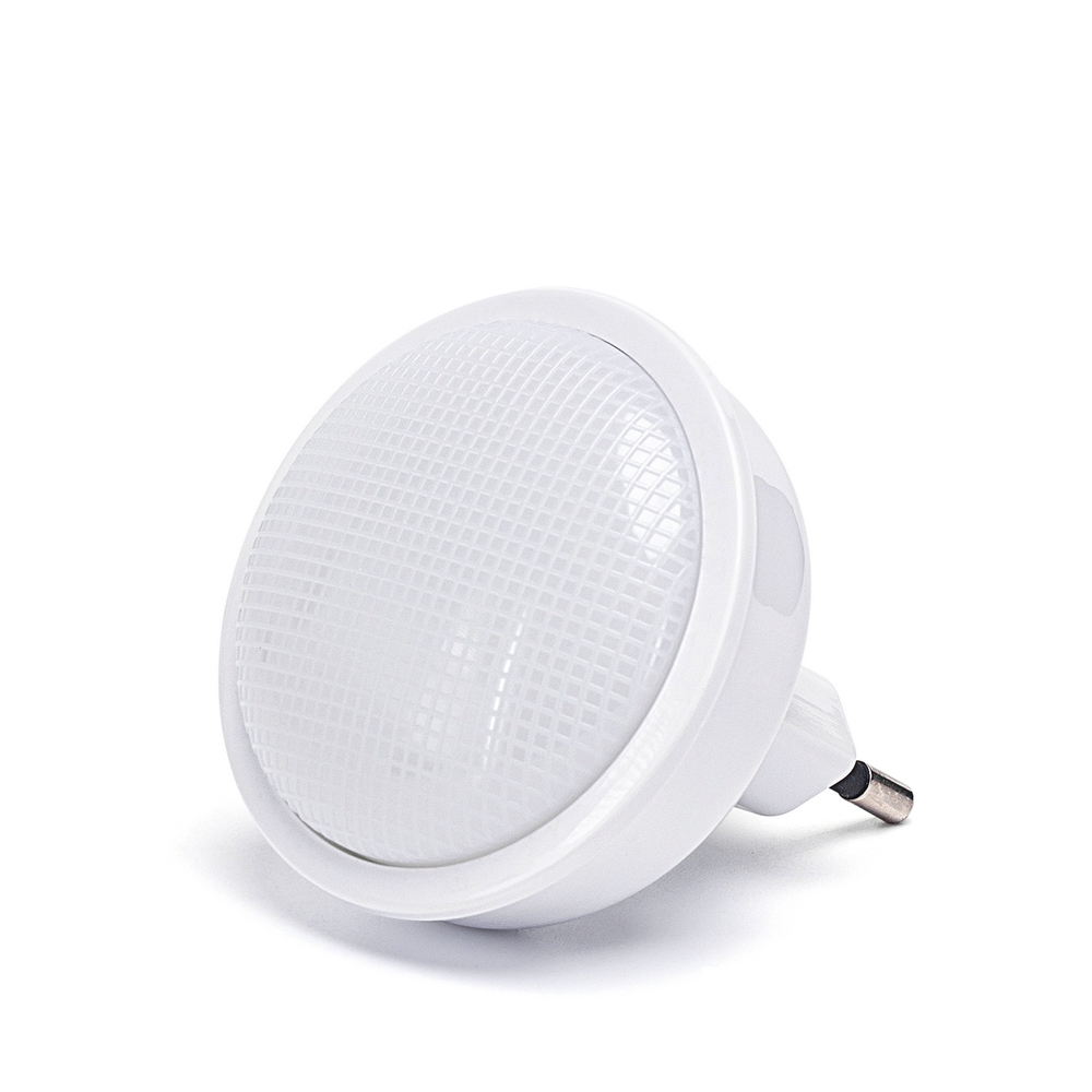 Foto principale Lampada da notte a Led Rotonda da presa 0,3W con sensore Aigostar