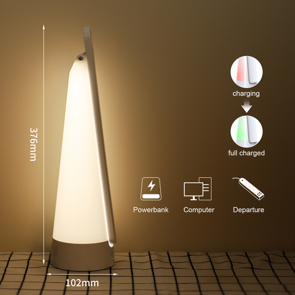 Lampada da tavolo Led Atmosfera RGB Bianca 7W Bianco neutro 4000K Dimmerabile Aigostar - Foto 4