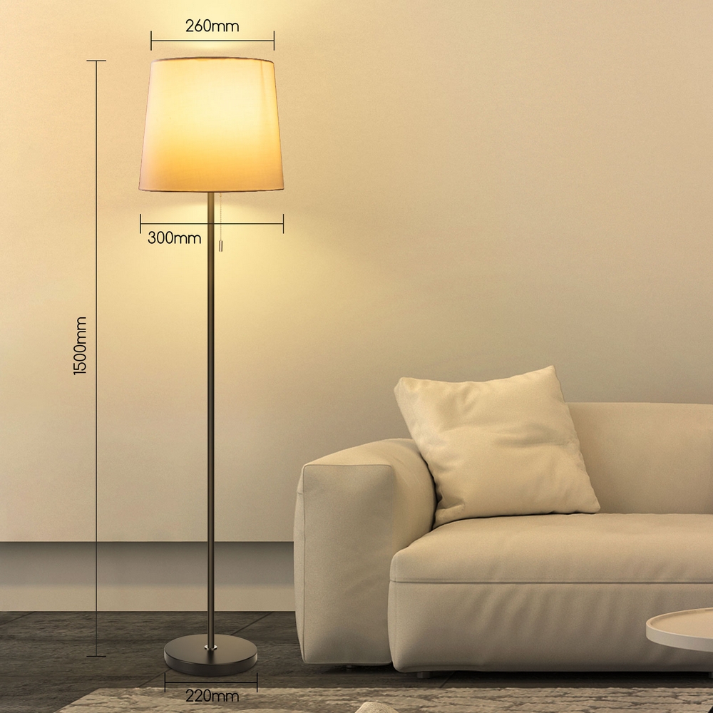 Lampada da terra a piantana Essential Nera e bianca E27 Aigostar - Foto 3