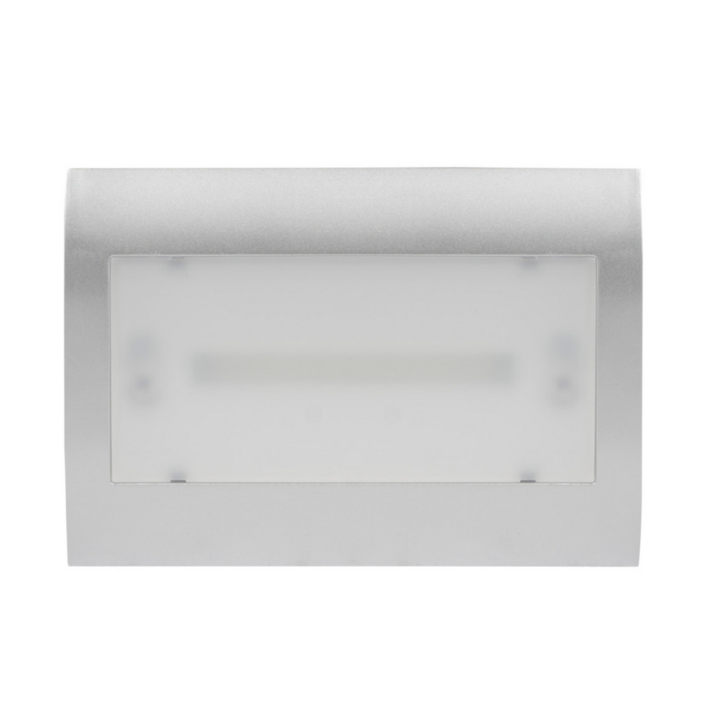 Lampada di emergenza Led Argento 2,5w da incasso per scatola 503 Bianco freddo 6500K Wisdom - Foto 1
