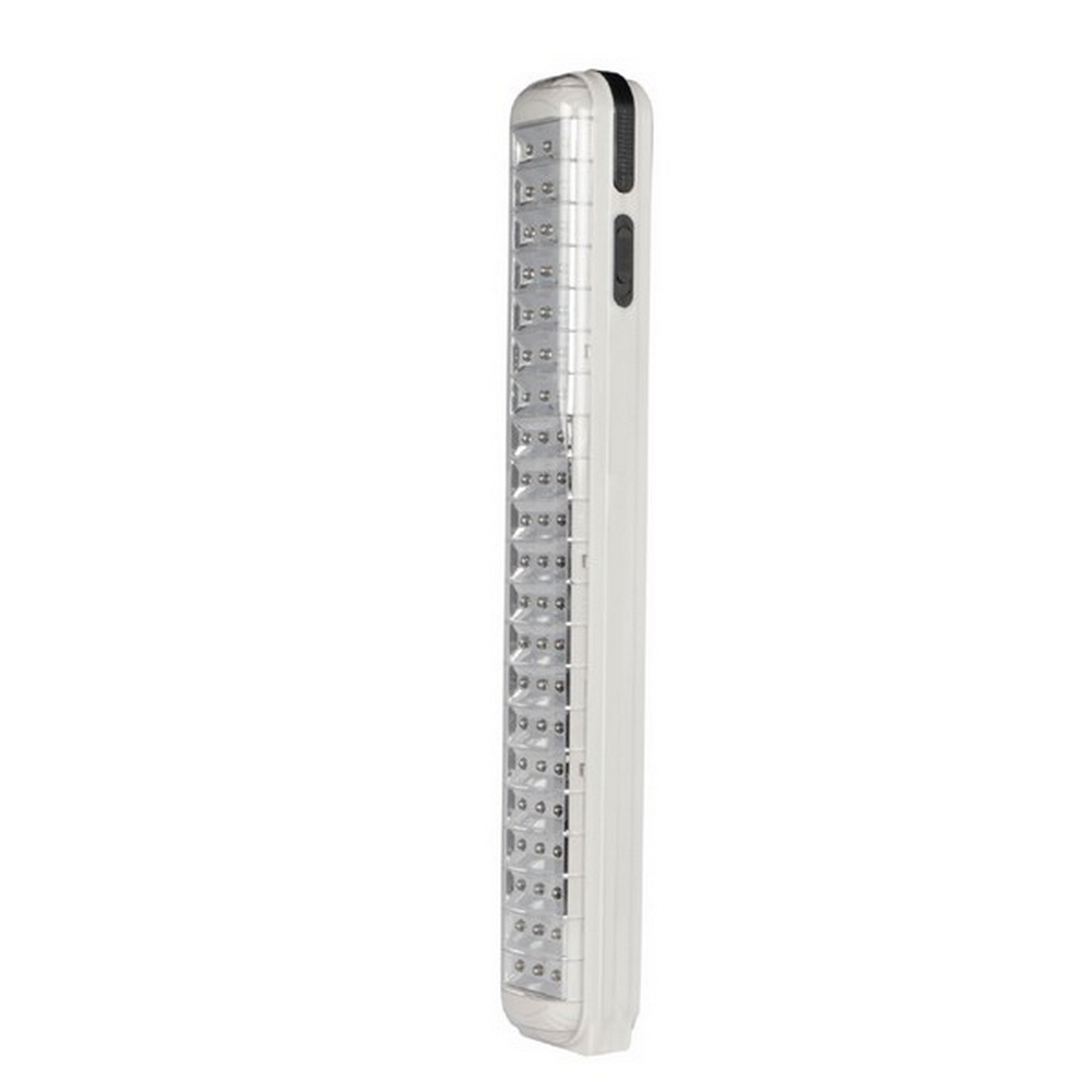 Lampada di emergenza Led portatile Bianca 63 Led ricaricabile Bianco freddo 6500K Wisdom - Foto 1