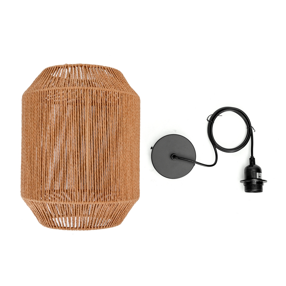 Lampadario da soffitto Cage Canapa 1 x E27 Aigostar - Foto 1