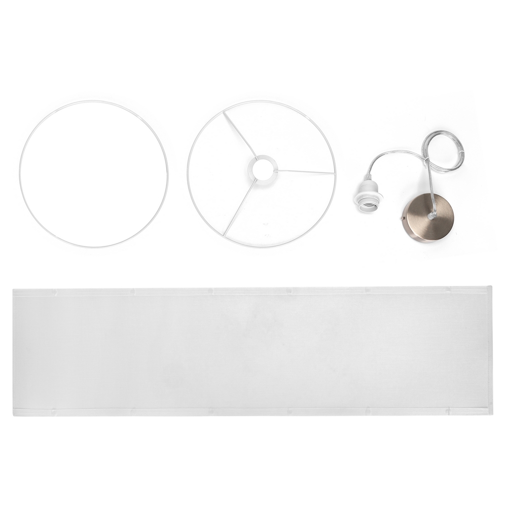 Lampadario da soffitto Fez Bianco 1 x E27 Aigostar - Foto 1