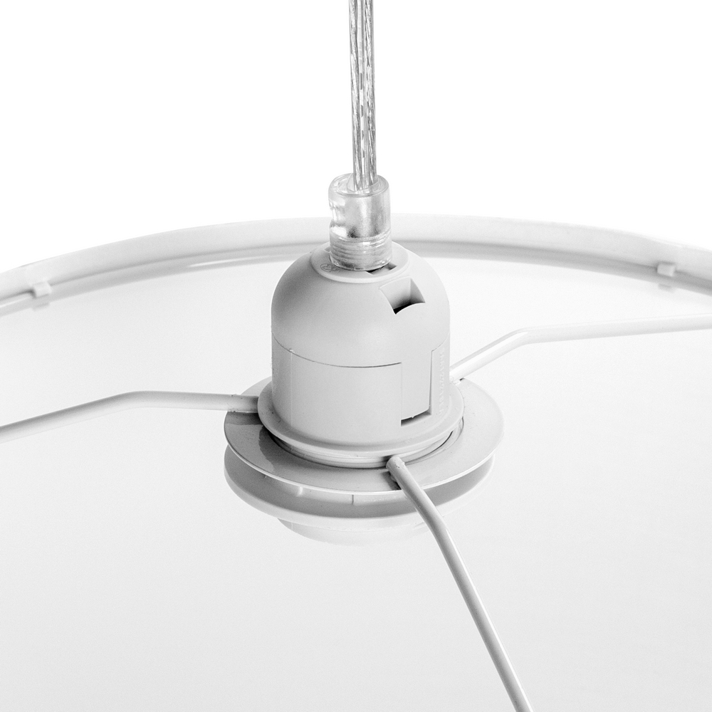 Lampadario da soffitto Fez Bianco 1 x E27 Aigostar - Foto 3
