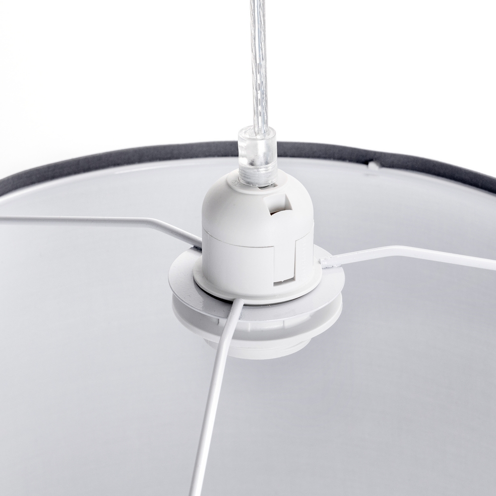 Lampadario da soffitto Fez Grigio 1 x E27 Aigostar - Foto 3
