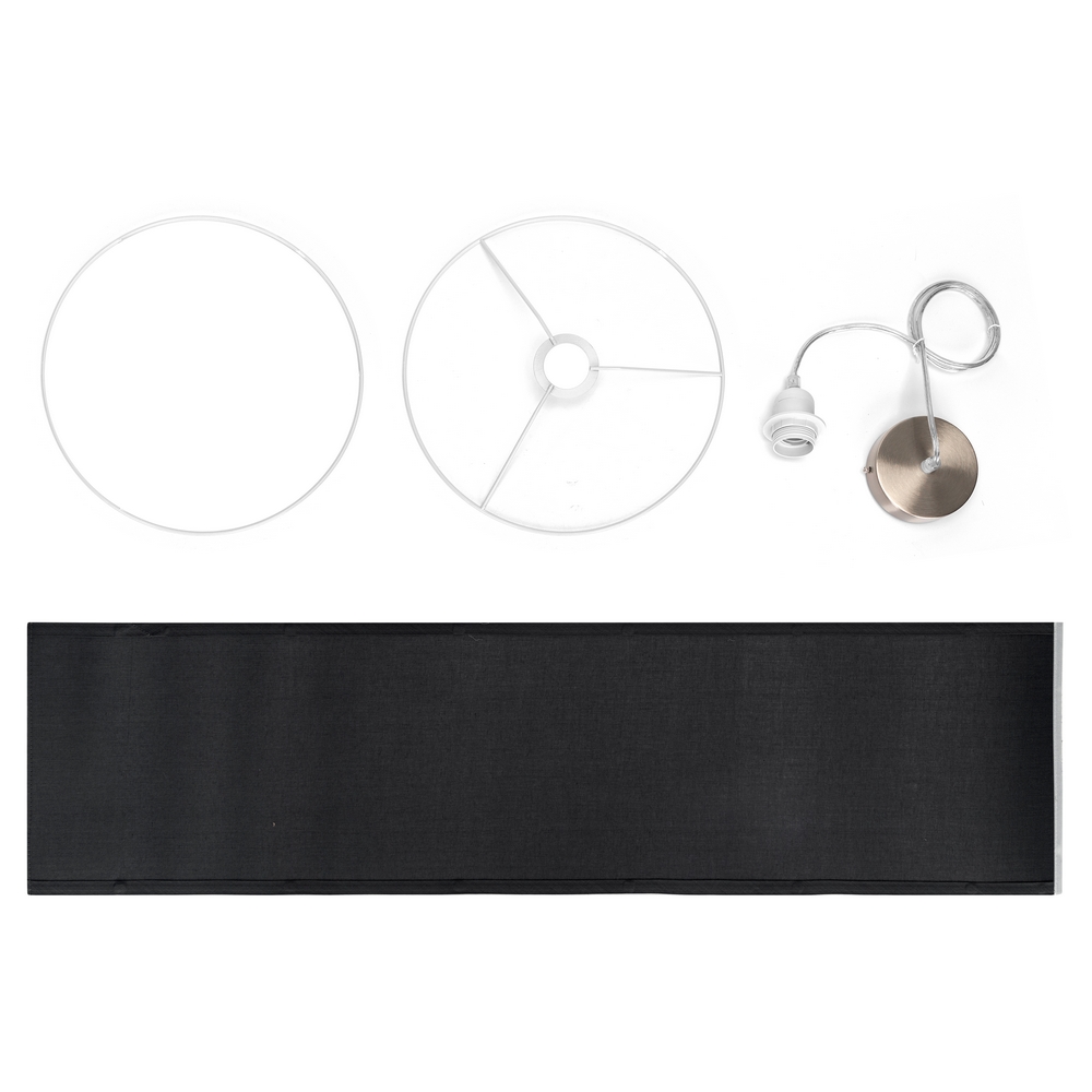 Lampadario da soffitto Fez Nero 1 x E27 Aigostar - Foto 1