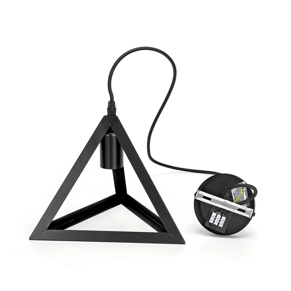 Lampadario da soffitto Frame Nero 1 x E27 Aigostar - Foto 1