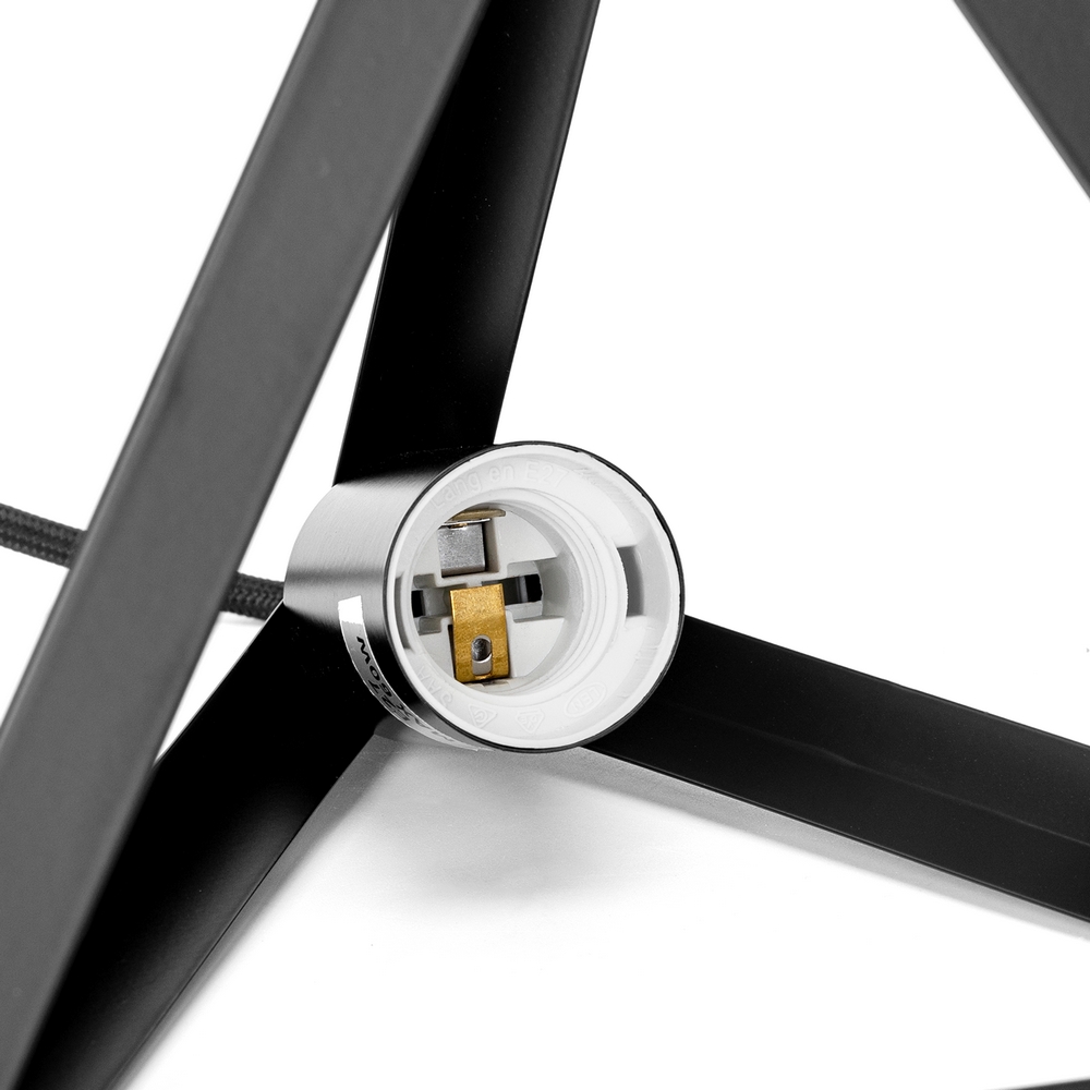 Lampadario da soffitto Frame Nero 1 x E27 Aigostar - Foto 2