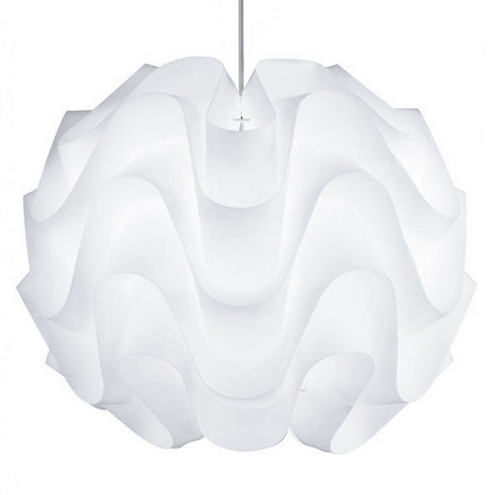 Lampadario da soffitto Peonia Bianco 1 x E27 Wisdom - Foto 1
