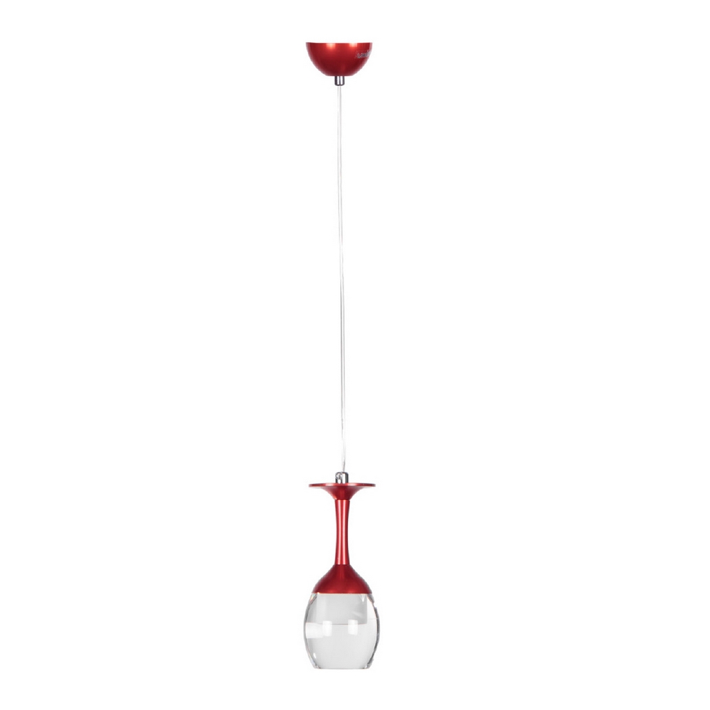 Foto principale Lampadario Led da soffitto Calice rosso 5W Bianco neutro 4000K Wisdom