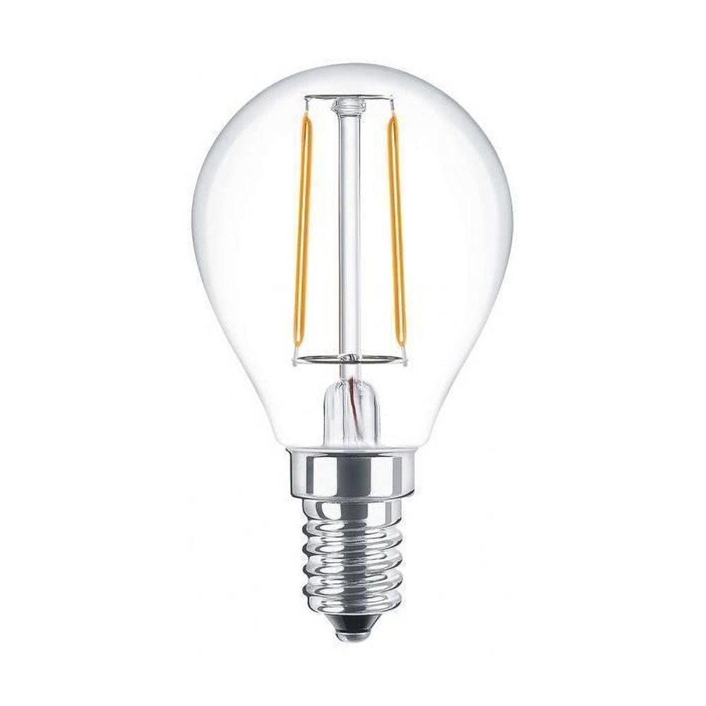 Foto principale Lampadina Led a Filamento E14 G45 a sfera 2W Bianco caldo 2700K Novaline