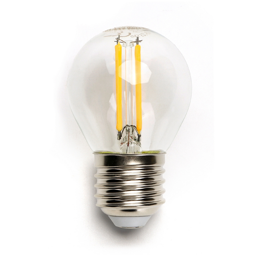 Foto principale Lampadina Led a Filamento E27 G45 a sfera 4W Bianco neutro 4000K Neos