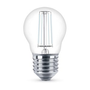 Foto principale Lampadina Led a Filamento E27 G45 a sfera 4W Blu Novaline