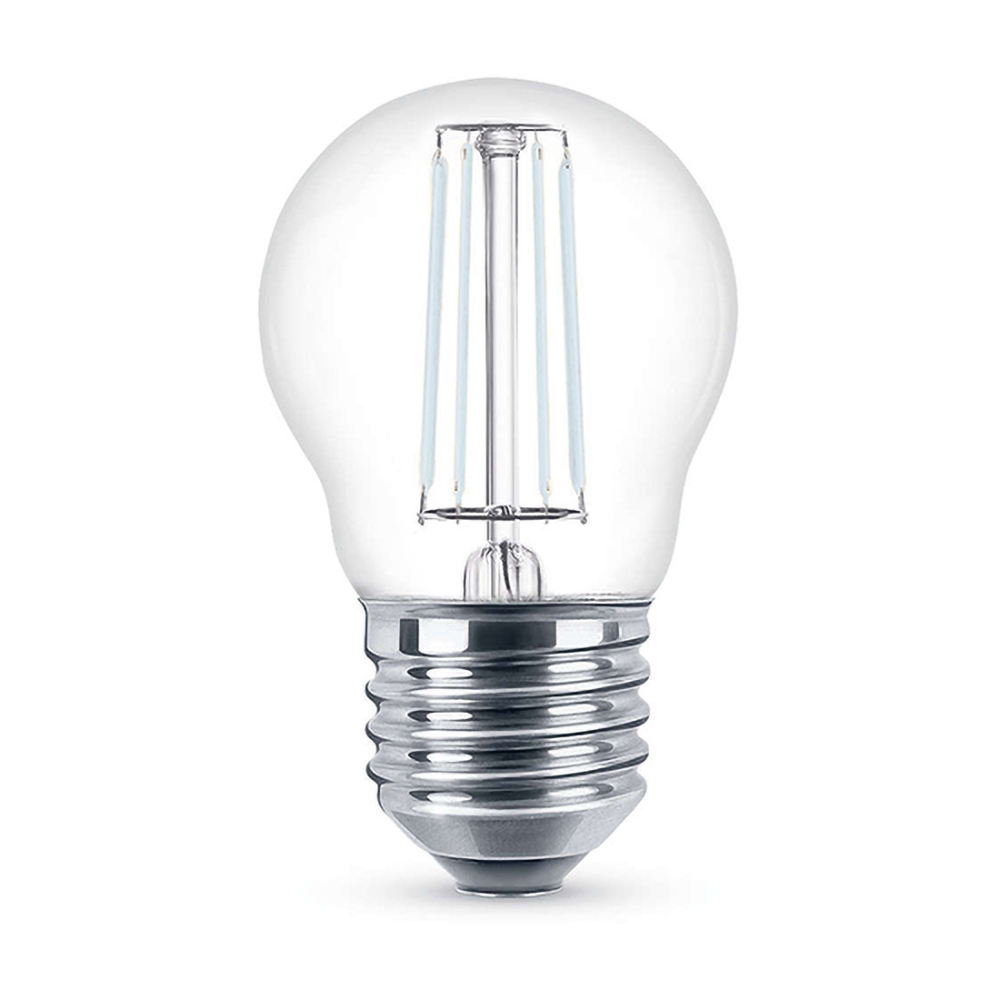 Foto principale Lampadina Led a Filamento E27 G45 a sfera 4W Blu Novaline