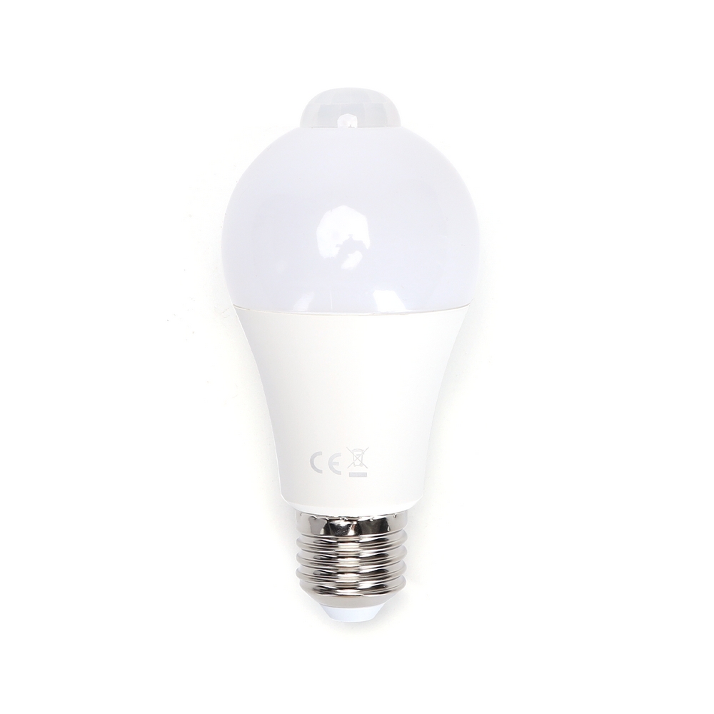 Foto principale Lampadina Led E27 A60 a bulbo 12W Bianco freddo 6500K con sensore di movimento Aigostar