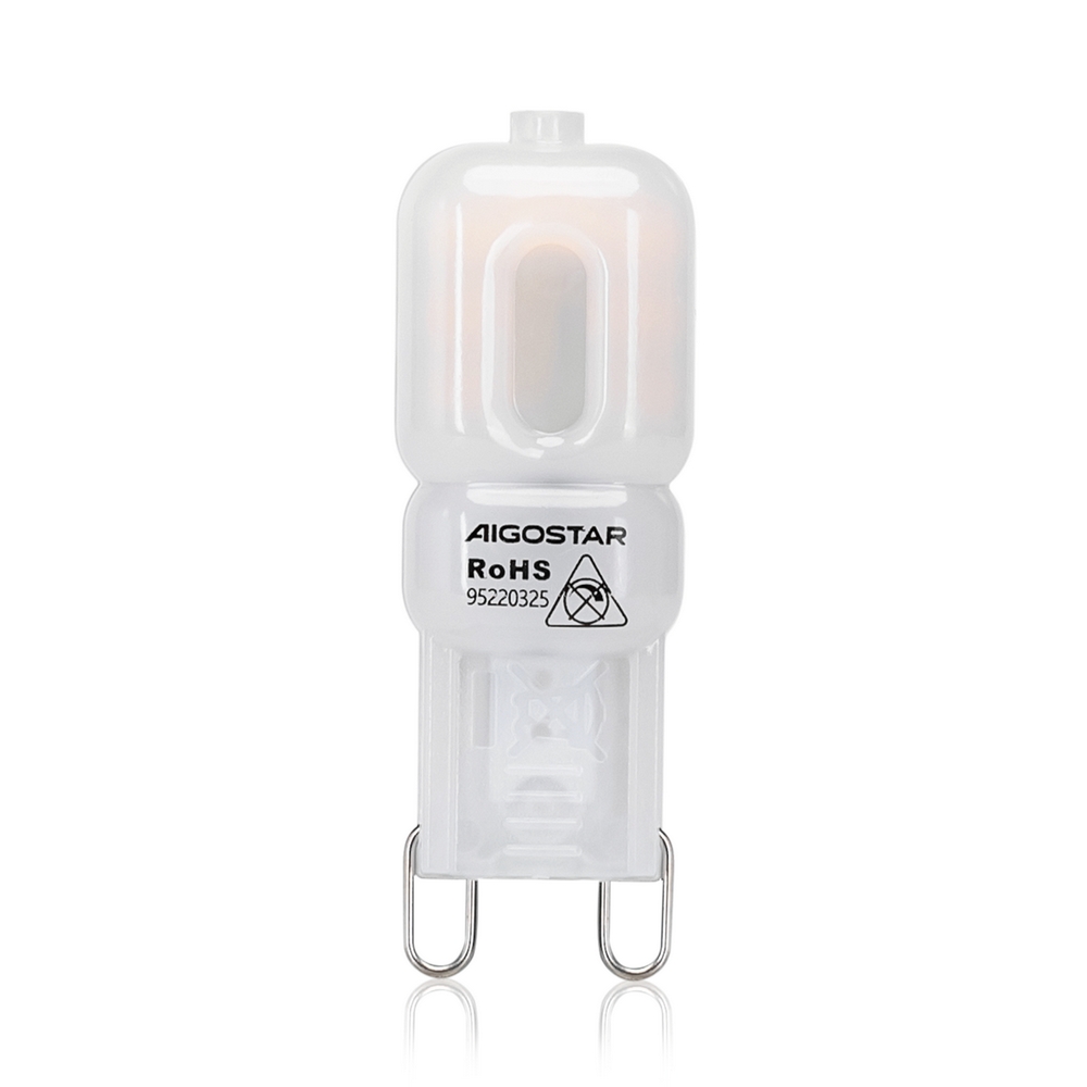 Foto principale Lampadina Led G9 a Capsula 2W SMD opaca Bianco caldo 3000K Aigostar