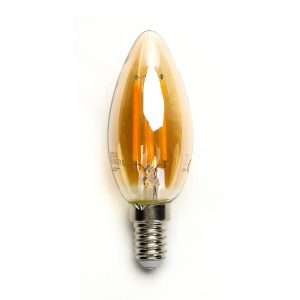 Foto principale Lampadina Led Vintage a Filamento E14 C35 a candela 4W Bianco caldo 2200K Aigostar