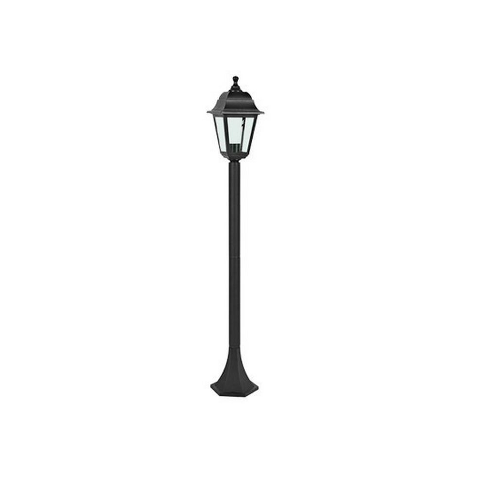 Foto principale Lampioncino Led Zeus Nero 1 metro IP44 1 x E27 Novaline