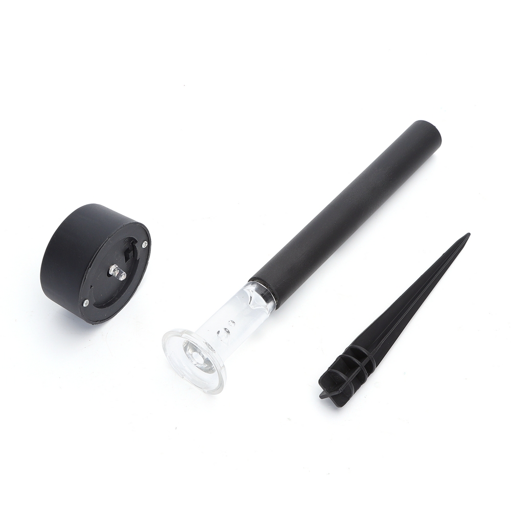 Lampioncino segnapassi 1 Led Bubble Nero con pannello solare IP44 RGB con sensore crepuscolare Aigostar - Foto 1