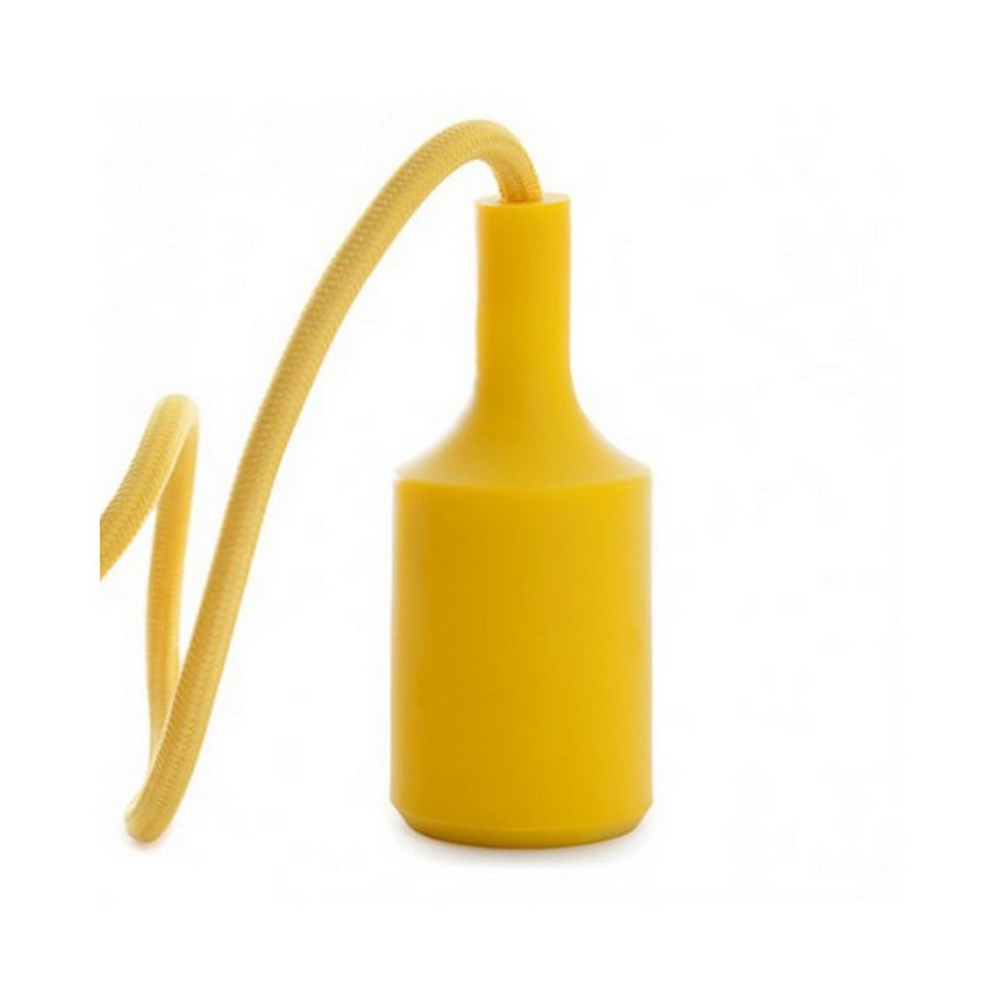 Pendel in silicone Giallo a sospensione 1 x E27 Novaline - Foto 1