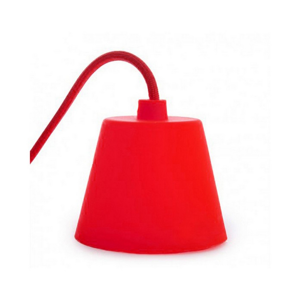 Pendel in silicone Rosso a sospensione 1 x E27 Novaline - Foto 2