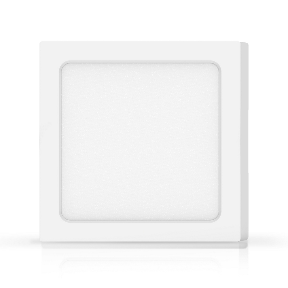 Foto principale Plafoniera Led slim 12W Bianca Quadrata Bianco freddo 6500K Aigostar